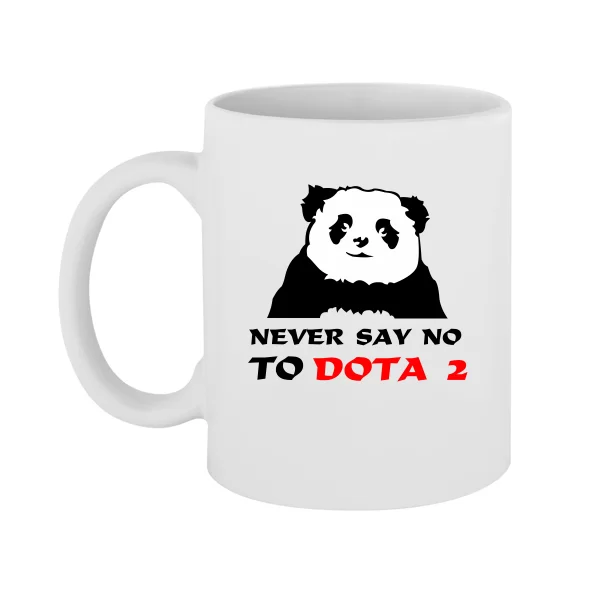 Чашка Never say no to Dota 2