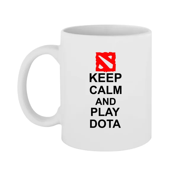 Чашка Keep Calm and Play Dota