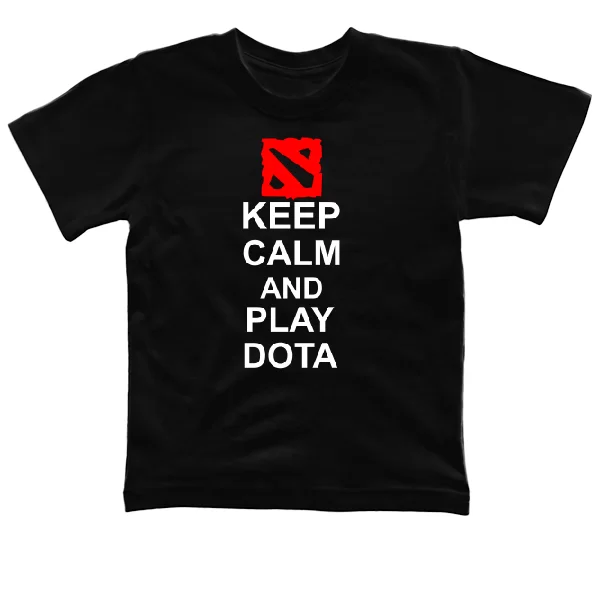 Детская футболка Keep Calm and Play Dota