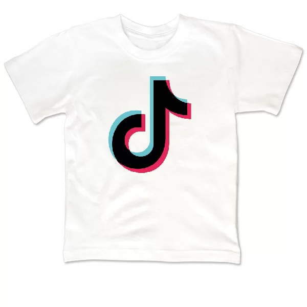 Детская футболка Логотип Tik Tok