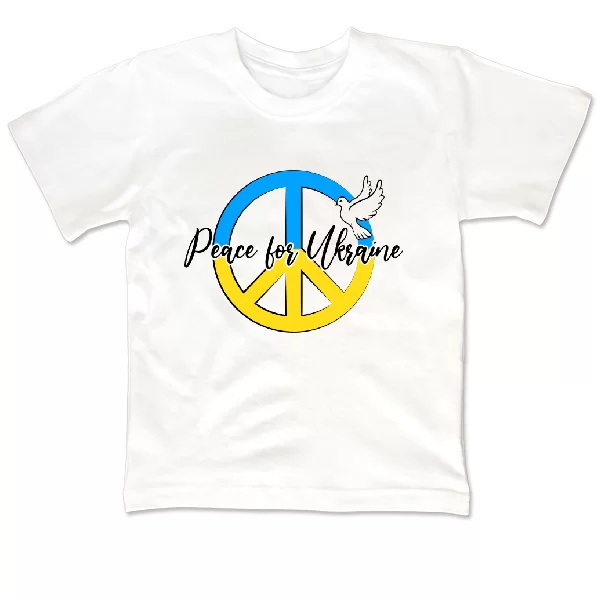 Детская футболка Peace for Ukraine