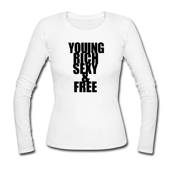 Женский лонгслив Youing rich sexy free 2066