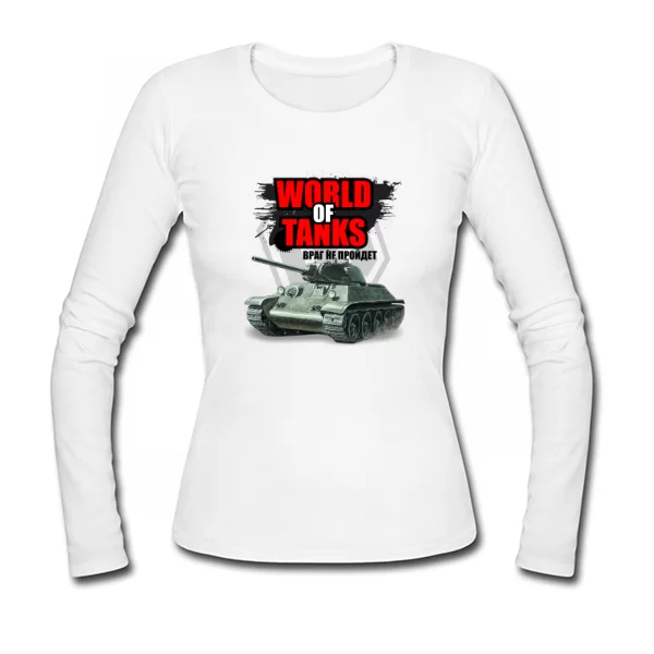 Жіночий лонгслив World of Tanks Ворог не пройде