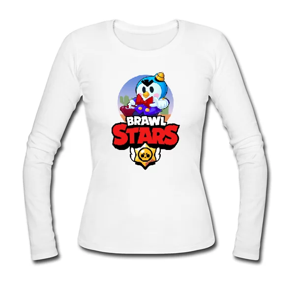 Женский лонгслив Brawl Stars Mr P