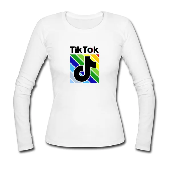 Женский лонгслив Tik Tok арт