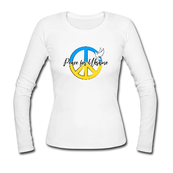 Женский лонгслив Peace for Ukraine