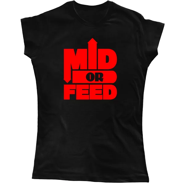 Жіноча футболка Mid or Feed