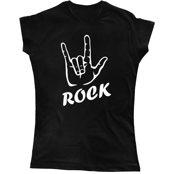 Женская футболка Rock