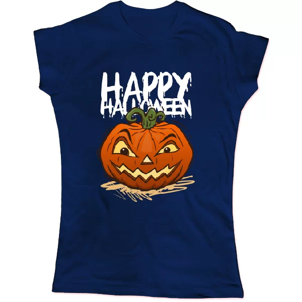 Жіноча футболка Happy Halloween гарбуз