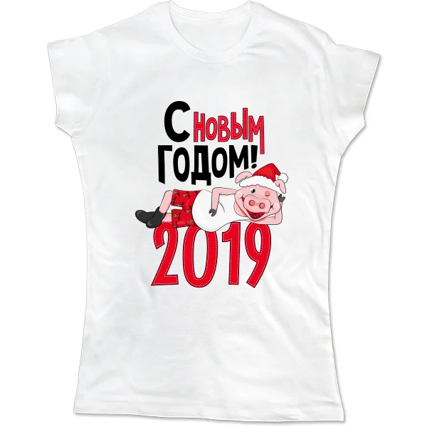 Женская футболка 2019 год