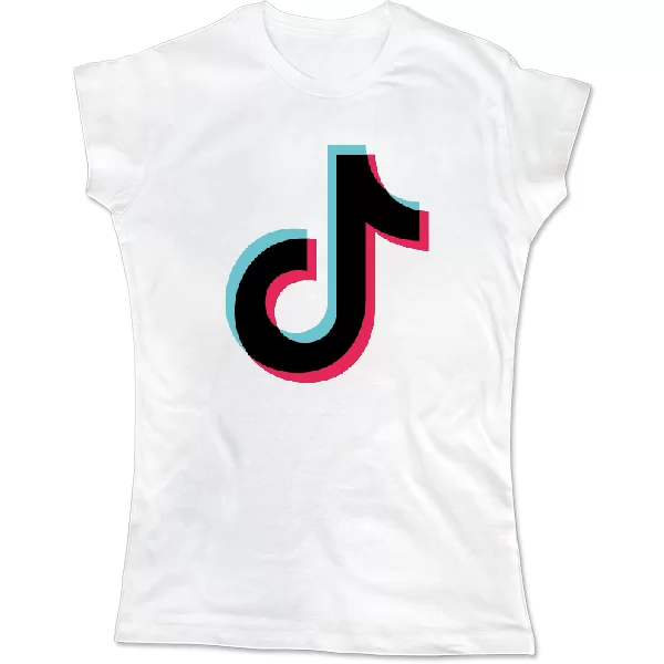 Женская футболка Логотип Tik Tok