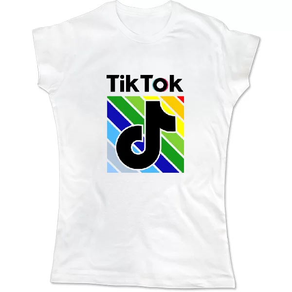 Женская футболка Tik Tok арт
