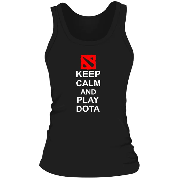 Женская майка Keep Calm and Play Dota