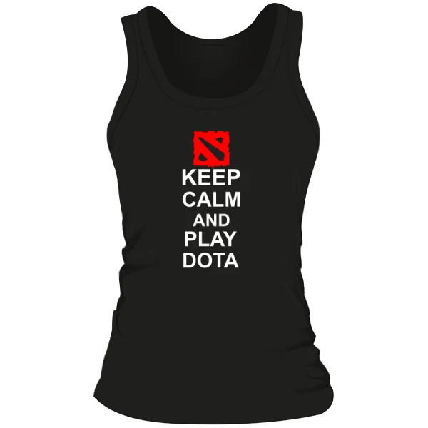Женская майка Keep Calm and Play Dota 12015