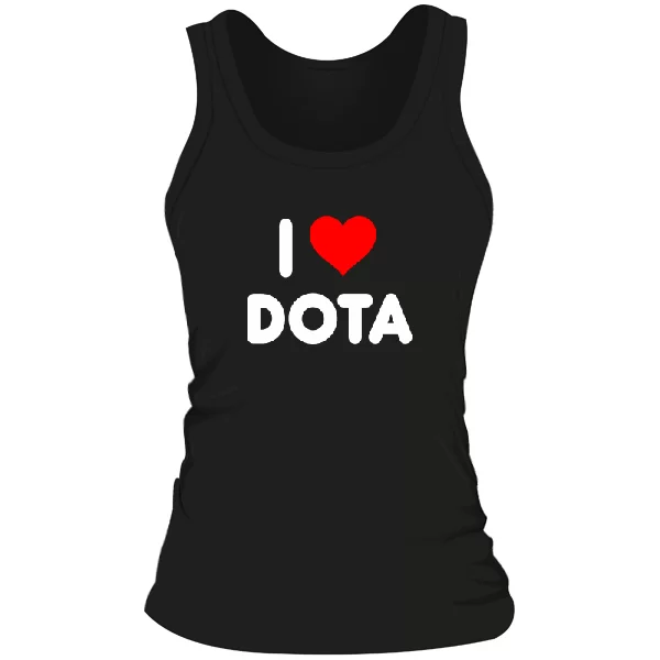 Женская майка I Love Dota 12023