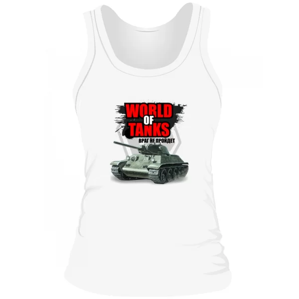 Жіноча майка World of Tanks Ворог не пройде
