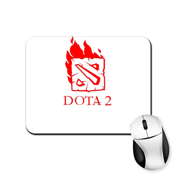 Коврик для мыши Огненная Dota 2