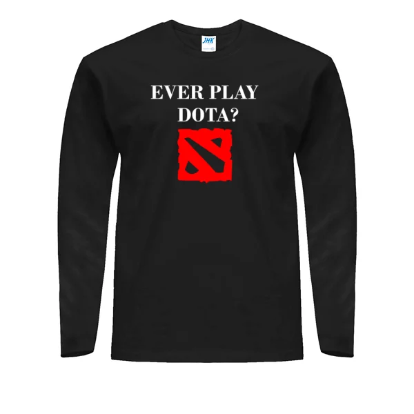 Мужской лонгслив Ever play Dota 12024