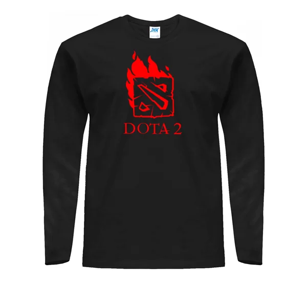 Мужской лонгслив Огненная Dota 2