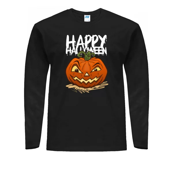 Чоловічий лонгслив Happy Halloween гарбуз