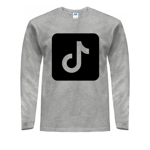 Мужской лонгслив TikTok квадрат