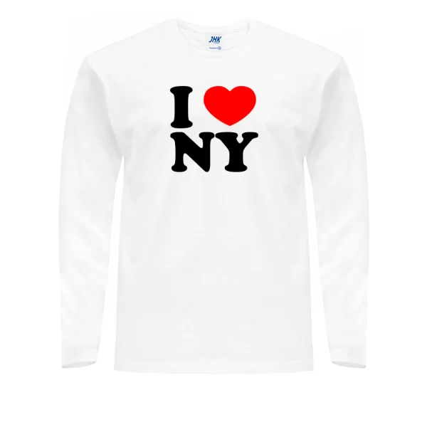 Мужской лонгслив I Love Ny