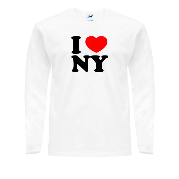 Мужской лонгслив I Love Ny 2075