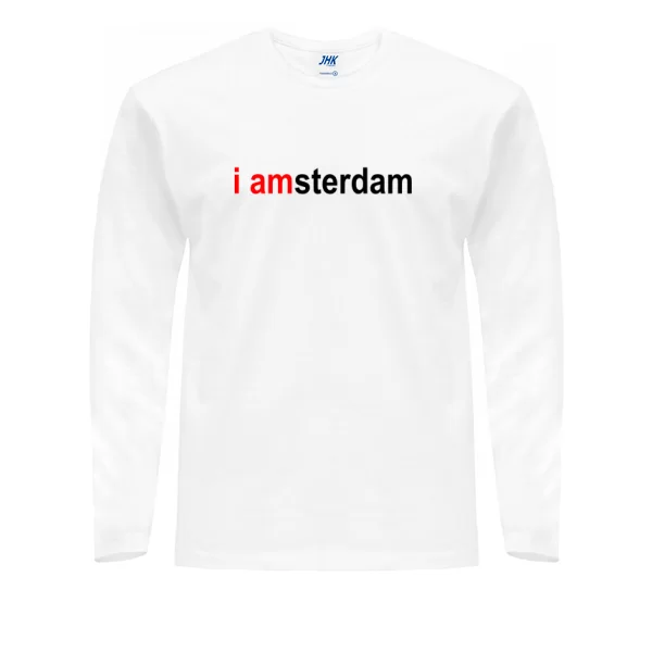 Мужской лонгслив I Amsterdam