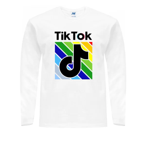 Мужской лонгслив Tik Tok арт