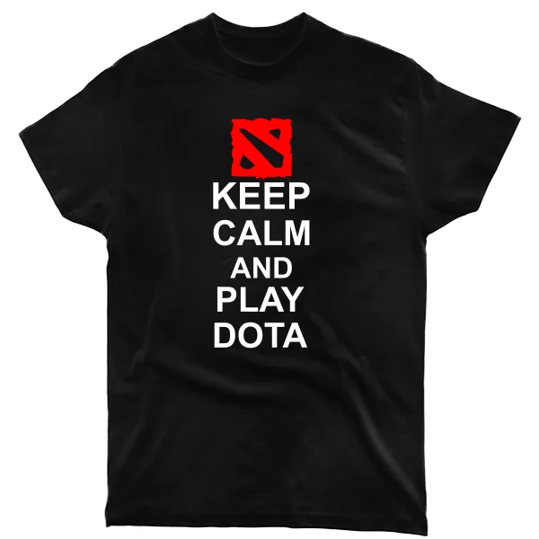 Мужская футболка Keep Calm and Play Dota