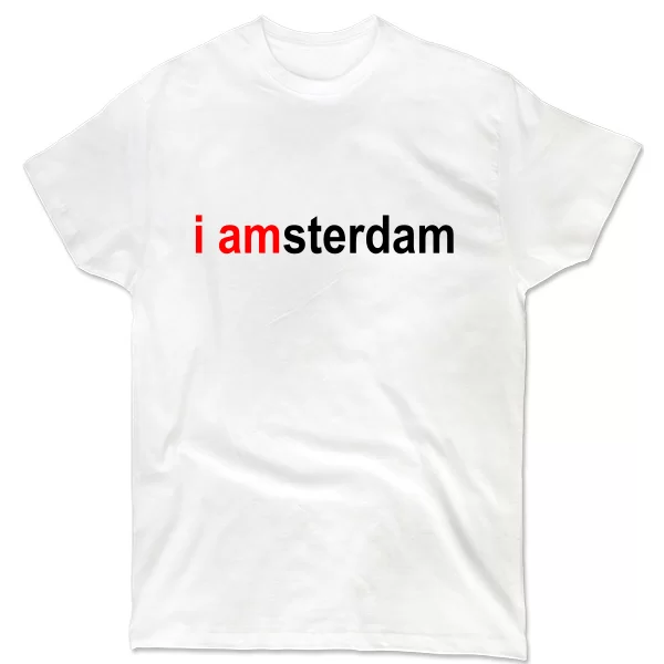 Мужская футболка I Amsterdam