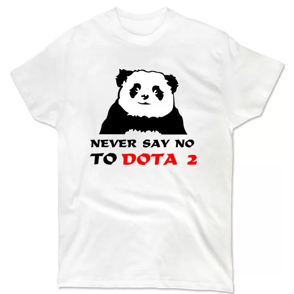 Мужская футболка Never say no to Dota 2