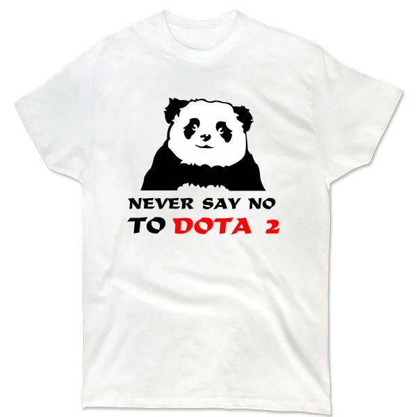 Мужская футболка Never say no to Dota 2 12026