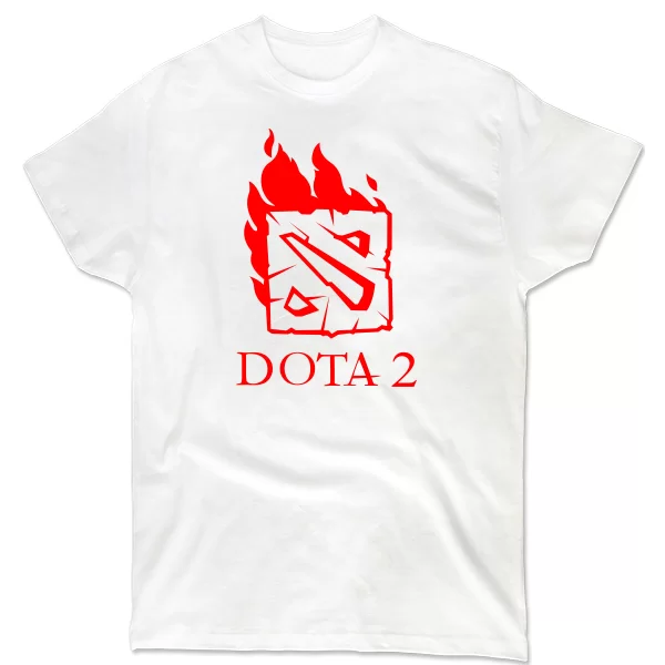Мужская футболка Огненная Dota 2