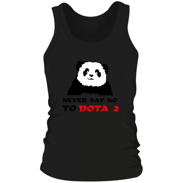 Мужская майка Never say no to Dota 2