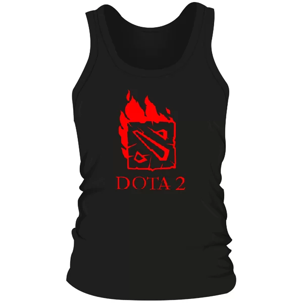 Мужская майка Огненная Dota 2