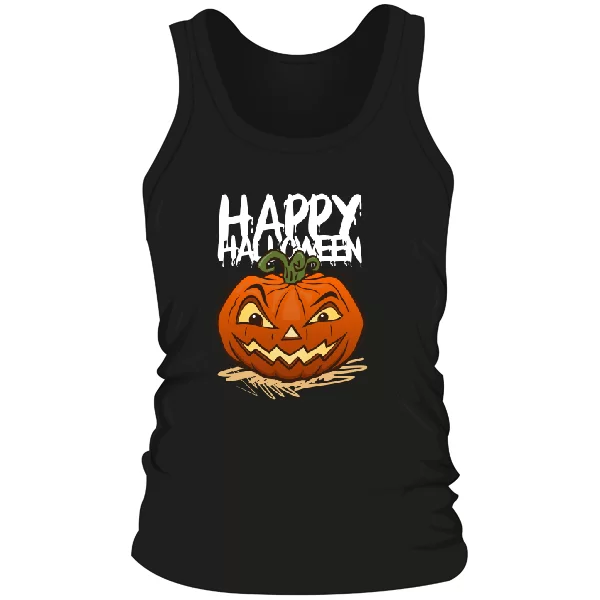 Чоловіча майка Happy Halloween гарбуз