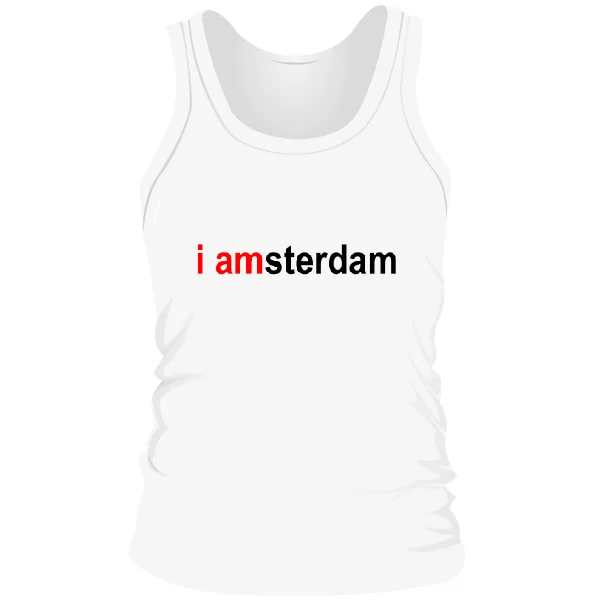 Мужская майка I Amsterdam
