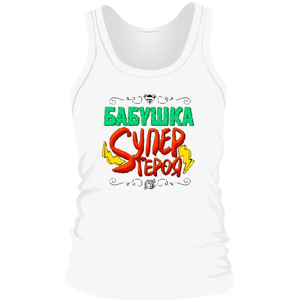 Мужская майка Бабушка супергероя