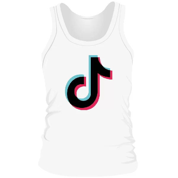 Мужская майка Логотип Tik Tok