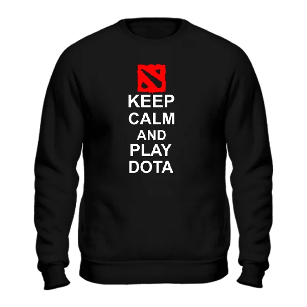 Мужской свитшот Keep Calm and Play Dota