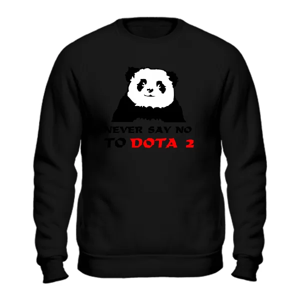 Мужской свитшот Never say no to Dota 2