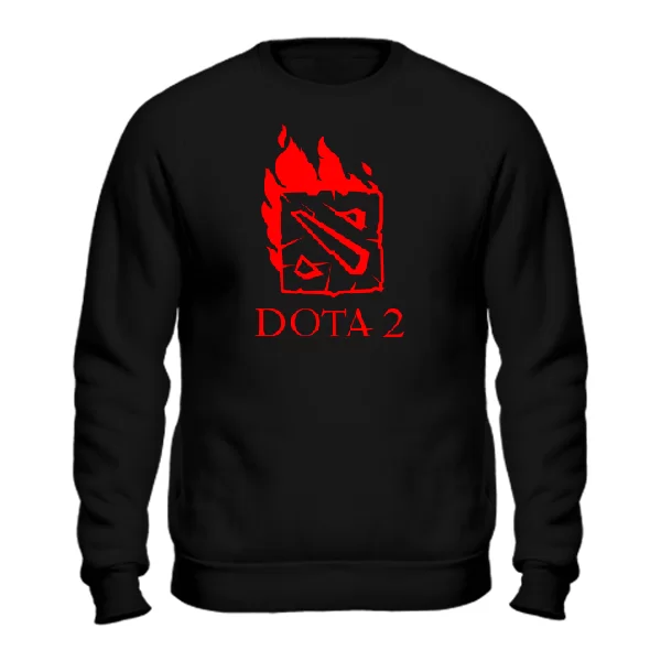 Мужской свитшот Огненная Dota 2