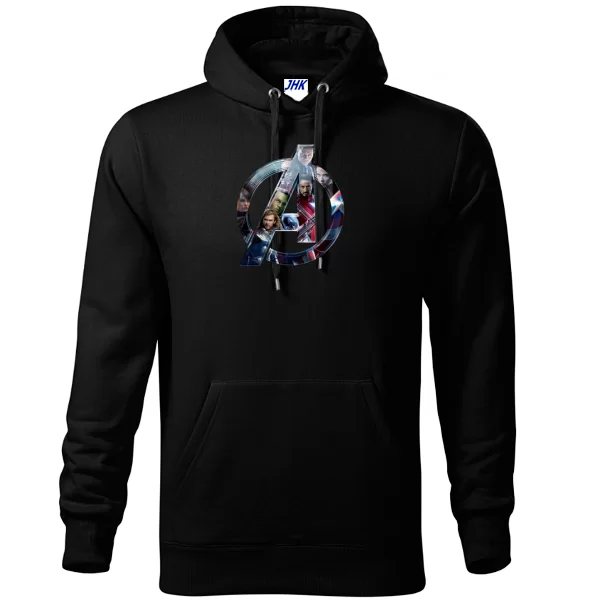 Толстовка Логотип Мстителей 3D