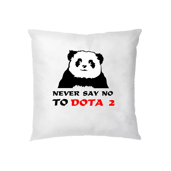 Подушка Never say no to Dota 2