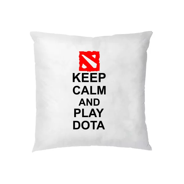 Подушка Keep Calm and Play Dota