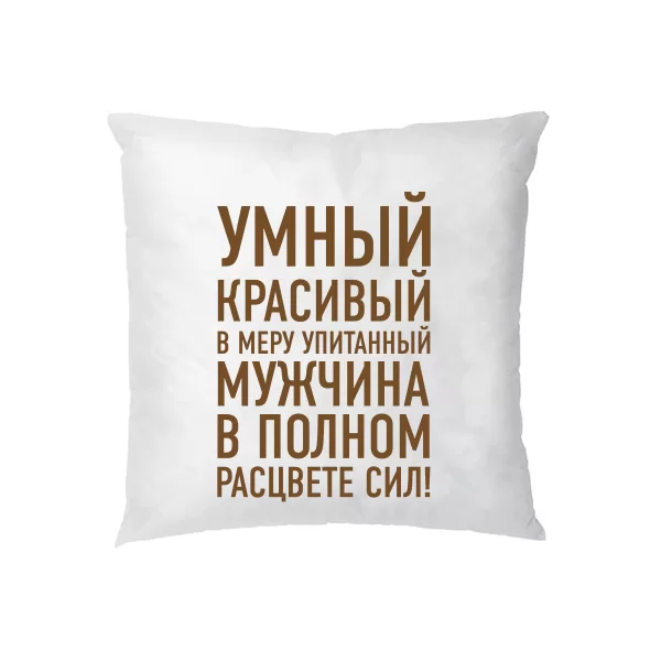 Подушка Мужчина в Расцвете Сил