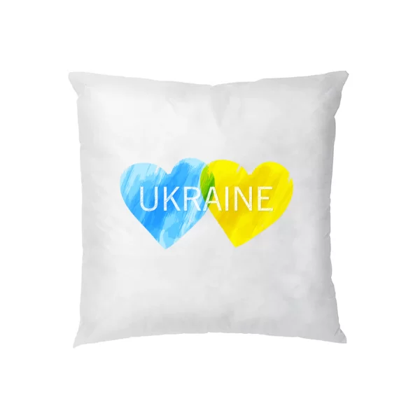 Подушка Украина сердца